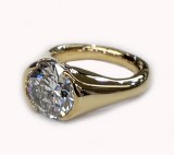 Diamond ring 3.62 ct E VS2 item number 122-362