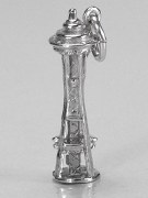 Space Needle Charm Sterling