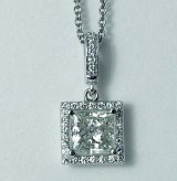 Diamond Pendant 14kt 1-3/8ct