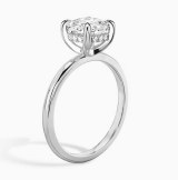 Diamond engagement ring 18kt white gold with 2.10 carat round lab diamond model 184-RD4091RDW-210