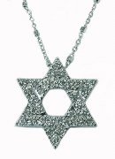 Diamond Star aof David pendant 0.72cttw 14kt white gold model 502-PK653