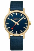 Mondaine Classic 40mm IP plated gold watch model A660.30360.40SBQ