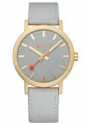 Mondaine Classic 40mm IP Gold Plated watch model A660.30360.80SBU