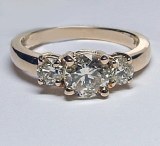 Diamond ring 14kt gold 1.47 cttw model ADA-46