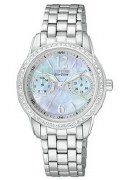 Citizen Eco Drive Women's FD1030-56Y Silhouette Pearl Dial Watch