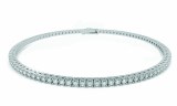 Lab grown diamond bracelet 14ktw gold 2.74 cttw model LG-BRTN7BCL5-989