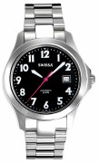 Swissa Men's M8309B-BLK Mecaline ETA Automatic Black Dial Watch