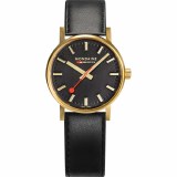 Mondaine Evo2 IP plated yellow gold model MSE.30120.LB