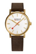 Mondaine EVO2 watch IP plated gold case 40mm model MSE.40112.LG