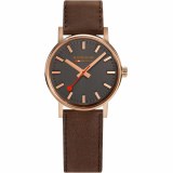 Mondaine Evo2 40mm IP plated rose gold watch model MSE.40181.LG