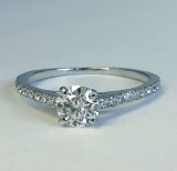 Diamond ring 18kt 0.93 cttw model PM-3H