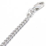 Sterling Silver Curb Chain 16"