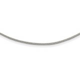 Sterling silver neckwire 18" model QH1163-18