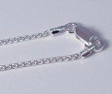 Sterling Silver Spiga Chain 16