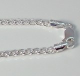 Sterling Silver Spiga Chain 16