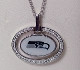 Seattle Seahawk Jewelry officially licensed NFL pendant SAX4617FECYWCH