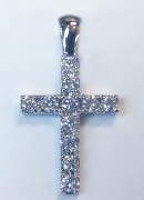 Diamond cross 14ktw gold 0.80cttw diamonds model SWP0862W