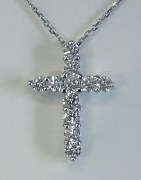 Diamond Cross 14kt .50cttw