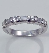 Diamond band platinum 0.51cttw model SWR0501P