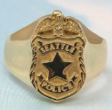 Seattle Police Signet Ring Med