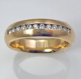 Diamond band 14kt gold 0.20 cttw model SWR2107