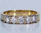 Diamond band 18kt gold 0.81 cttw model SWR2507Y