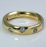 Diamond band 18kt gold 0.50 cttw model SWR4001