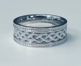 Celtic Ring 18ktw 8 mm