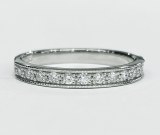 Lab diamond band 14kt white gold .30cttw E-F VS1 model SWR7187W