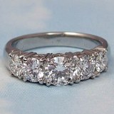 Lab diamond band 14kt 1.55cttw lab diamonds in graduated band model SWR7343LAB