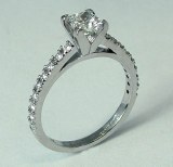 Diamond engagement ring 0.96cttw model SWR9391