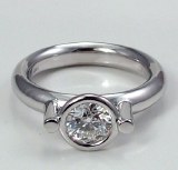 Diamond ring 18kt gold 1.00 ct model SWR9581