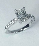 Diamond Ring Emerald Cut 1.60 cttw model SWR9614W