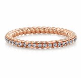 Diamond rope band 14kt rose gold 0.29cttw model SWR9701R