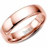 A Wedding band 14k rose 6mm Supreme Heavy Weight