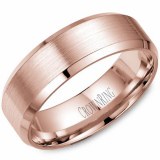 Wedding band 14kt rose 7mm