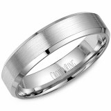 Wedding band 14kt white 4mm