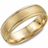 Wedding band 14kt yellow 6mm