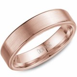 Wedding band 14kt rose 5.5mm