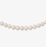 Pearl Necklace 9.0-9.5mm 18" round white cultured freshwater model WPN090-18