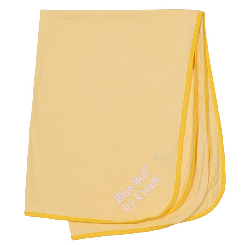 yellow baby blanket