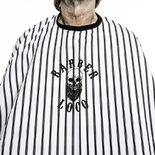 Agenda Barber Gown Pinstripe