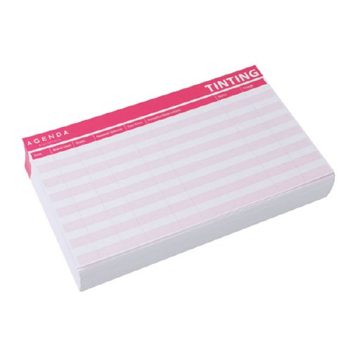 Agenda Record Cards Hair 100pcs