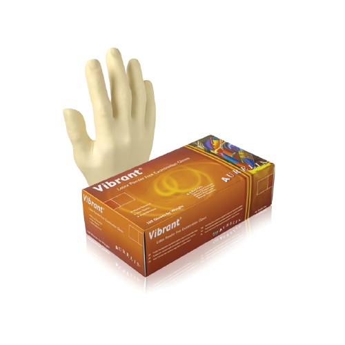 Gloves Latex PF Medium 100pk