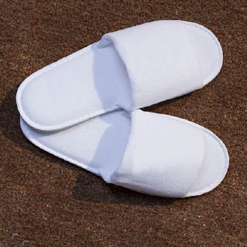 BC Slipper Open Toe White