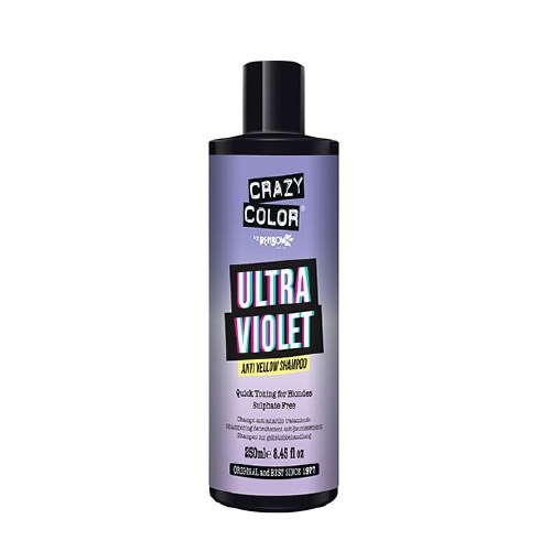 Crazy Color Ultraviolet Anti Yellow Purple Shampoo 250ml