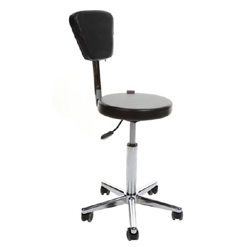 CO Liffey Stool W Backrest Bl