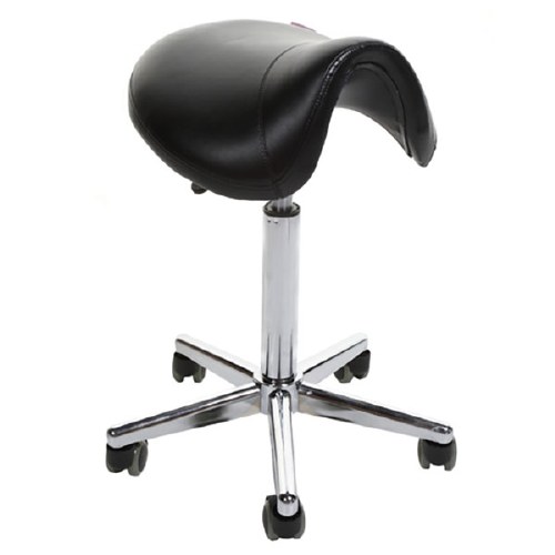 CO Thames Saddle Stool Black