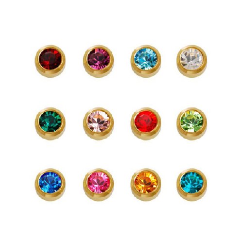 Caflon Gold Mini Assorted Birthstone