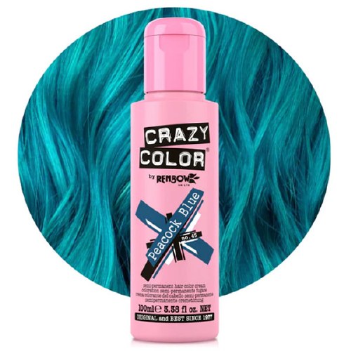 Crazy Color Peacock Blue 100ml